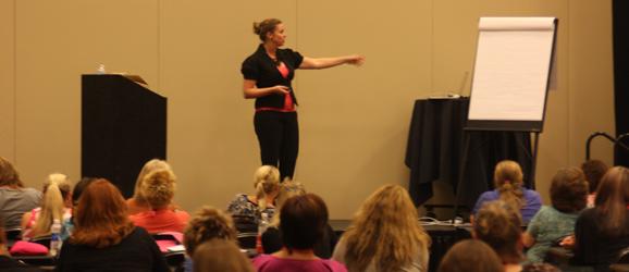 Krista Speaking at PR Conference