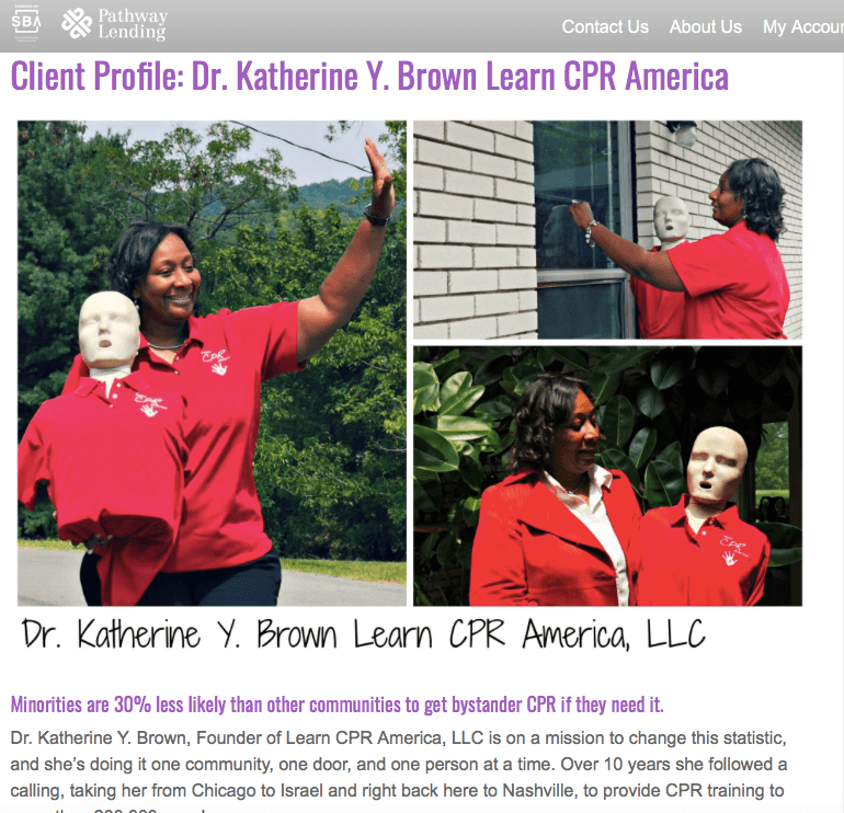 Dr. Katherine Y. Brown featured on Pathway Women's Business Center