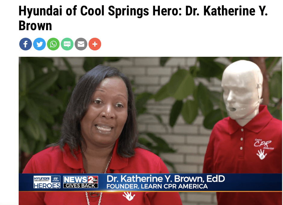 Dr. Katherine Y. Brown named WKRN Hyundai HERO